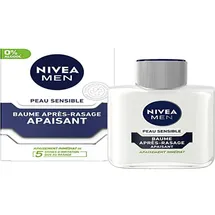 NIVEA MEN Sensible Haut After Shave Balm (1 x 100 ml), After Shave Pflege angereichert mit Kamille & Hamamelis, Gesichtspflege für Männer 0% Alkohol für empfindliche Haut