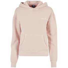 URBAN CLASSICS Small Embroidery Terry Kapuzenpullover Pink L