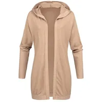 Cloud5ive Gestrickte Strickjacke in beige, | Gr.: L