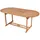 vidaXL Gartentish 180 x 90 x 75 cm natur