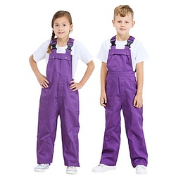 Latzhose für Kinder, lila