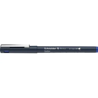 Schneider Pictus Fineliner Stift, 0,1 mm Linienbreite, blau