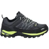 CMP Herren Rigel Low Shoes WP Trekking-Schuhe, Antracite-Limegreen, 42