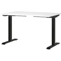 Germania Schreibtisch JET höhenverstellbarer Schreibtisch, schwarz-weiß