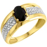 FIRETTI Goldring "Schmuck Geschenk Gold 333 Damenring Goldring Edelstein Farbstein" Gr.