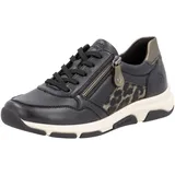 REMONTE Sneaker in Schwarz/Gold - Gr. 40 EU
