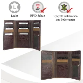 Sunsa Geldbörse Unisex Portemonnaie bro brown