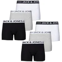 Jack & Jones Boxershorts SENSE 6er Pack (6-St) mit Logo Webbund bunt XL