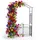 Relaxdays Rosenbogen 140 x 216 x 40 cm Schwarz