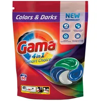 Gama Flüssigwaschmittel Color & Dark Caps 4in1 für 60 WL (1er Pack)