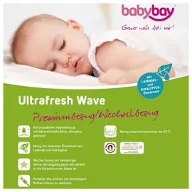 babybay Ultrafresh Bezug 90 x 200 cm weiß