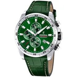 Festina F20692/3 Herrenarmbanduhr Chronograph Grün