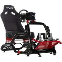 oplite games GTR S8 Elite Force Cockpit schwarz/rot