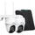 Reolink 4MP 355°/140° PTZ Solar/Akku-Überwachungskamera Outdoor mit 2,4/5GHz WiFi, Personen-/Fahrzeugerkennung, PIR-Sensor, 2-Wege-Audio, Argus PT