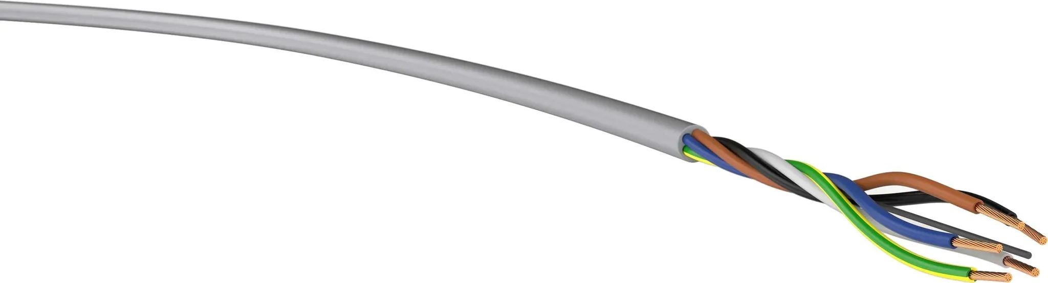 Steuerleitung YSLY-JB 5x0,75 mm2, 100m-Ring, grau