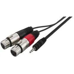 MONACOR Audio-Verbindungskabel 1m MCA-129J