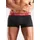 Buffalo Hipster, (Packung, 4 St.), knapp sitzende Boxershorts mit Kontrastbund aus Baumwollmischung Buffalo schwarz-bunt
