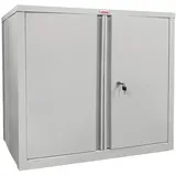 Phoenix Safe Stahlschrank mit 2 Türen, 1 Regal, mit Elektronik-Schloss, faltbarer Stahlschrank, DSGVO-konform, 204 l