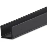 ISOLED LED Aufbauprofil SURF6 Aluminium schwarz RAL9005, 200cm