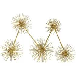 Wanddekoobjekt KAYOOM "Wanddeko Domizil 325", gold, B:80cm, Wanddekoobjekte, sorgfältige Handarbeit, Unikat, kunstvoll