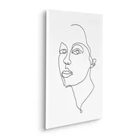 KOMAR Canvasbild Peaceful Mind - 60 cm - Bild Auf Keilrahmen - Minimalistisch Modern