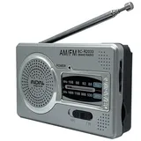 Tragbarer Mini Radio, Tragbare Radio Mini Taschenradio, Universal AM/FM Mini Radio Stereo Lautsprecher Empfänger Musik Player, mit Teleskopantenne Mini Taschenradio Empfänger, Batteriebetrieben