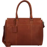 Burkely Antique Avery Aktentasche Leder 40 cm Laptopfach braun