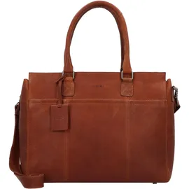 Burkely Antique Avery Aktentasche Leder 40 cm Laptopfach braun