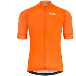 Frauen Essentials Kurzarm-Radtrikot - Orange M