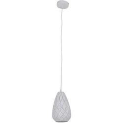 Näve Pendelleuchte "Alison" d:15cm weiß