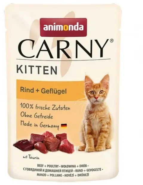 Animonda Carny PB Kitten Rind & Geflügel 12x85g