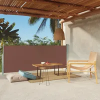 vidaXL Ausziehbar Seitenmarkise 300 x 117 cm blau 317870