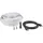 BKL Electronic SAT Anschlusskabel 1x F-Stecker/HDMI-Stecker 25 m Schwarz/Weiß