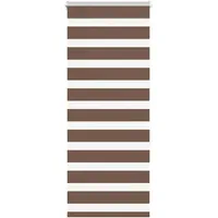 VidaXL Zebrarollo Braun 65x150 cm Stoffbreite 60,9 cm Polyester