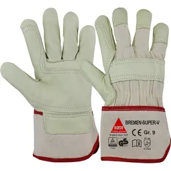 Hase Handschuhe Bremen-Super-V, beige, 10