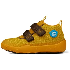 Affenzahn Knit Happy Sneaker gelb, 21 EU