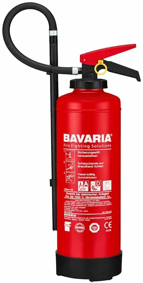 Bavaria - Lithium X6 - 6l - Lithium-Auflade-Feuerlöscher