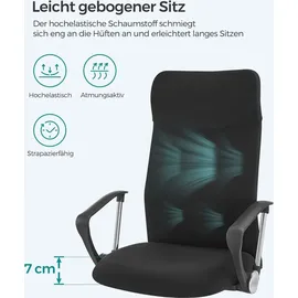 Songmics Chefsessel OBN034 schwarz