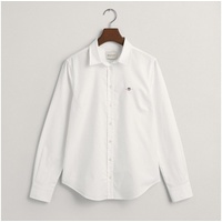 GANT Damen Slim Stretch Oxford Shirt Klassisches Hemd, Weiß, 36