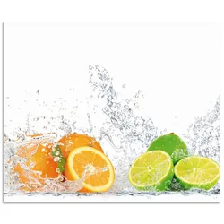 Küchenrückwand ARTLAND "Fruchtig erfrischend gesund Fruchtmix", bunt, B:60cm H:50cm, Aluminium, Spritzschutzwände, Alu Spritzschutz mit Klebeband, einfache Montage