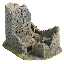 NOCH Burgruine, Grün, Grau