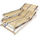 Sleepneo Lattenrost 160x200 cm verstellbares Kopf & Fußteil vormontiert Blauer Engel-Zertifizierung 42 Latten 7-Zonen Traglast 150kg Birkenschichtholz