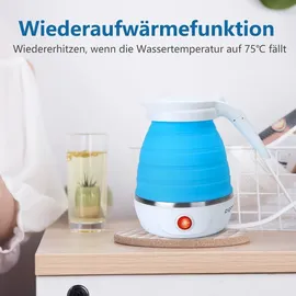 Aigostar Reisewasserkocher 0,3 l Blau