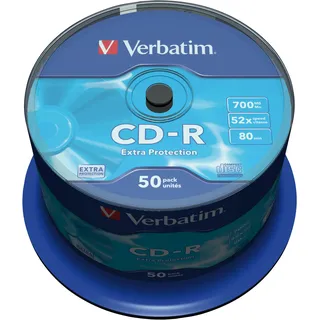 Verbatim CD-R 700MB 52x Extra Protection 50er Spindel