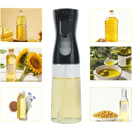 ideoon home Öl Sprüher & Essig Zerstäuber Glas 200 ml 6 x 20 cm