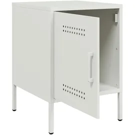 vidaXL Nachtschrank 36 x 39 x 50,5 cm Weiß