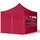 3 x 3 m inkl. 4 Seitenteile rot 582631