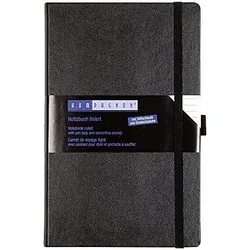 BRUNNEN Notizblock Notizbuch Kompagnon mit Gummizug, 80 g/qm, A5, liniert, 96