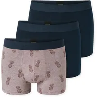 SCHIESSER Retro Boxershorts blau/rot M 3er Pack