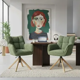 dubi möbel Bürostuhl Textil grün
